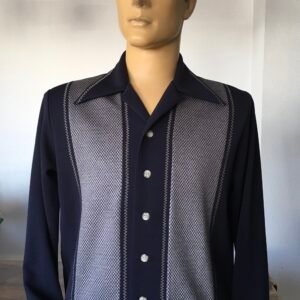 Motor Kulture Clothing, Old Times Pullover in Blue Marine.