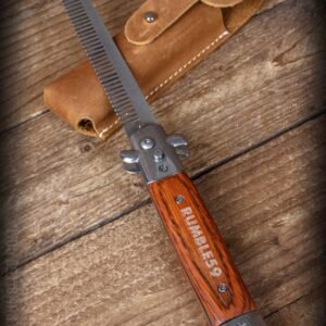 Rumble 59, Switchblade Comb with Leather Case.