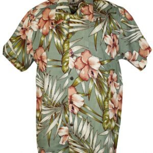 Karmakula, Ubud Green Hawaiien Shirt.