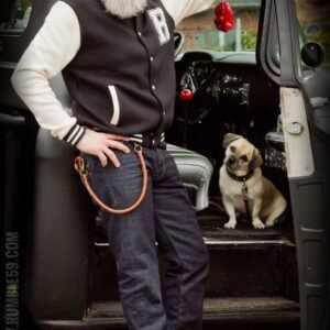 Rumble 59, Raw Denim Blue Burning Black Top.