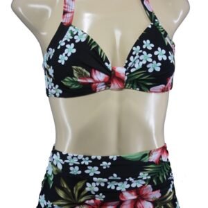 Aloha Beachwear,50's Bikini in Hibiscus.
